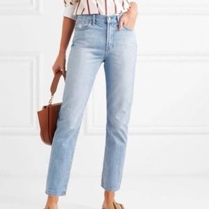 MADEWELL Perfect Summer Jean High Rise Tapered Leg
